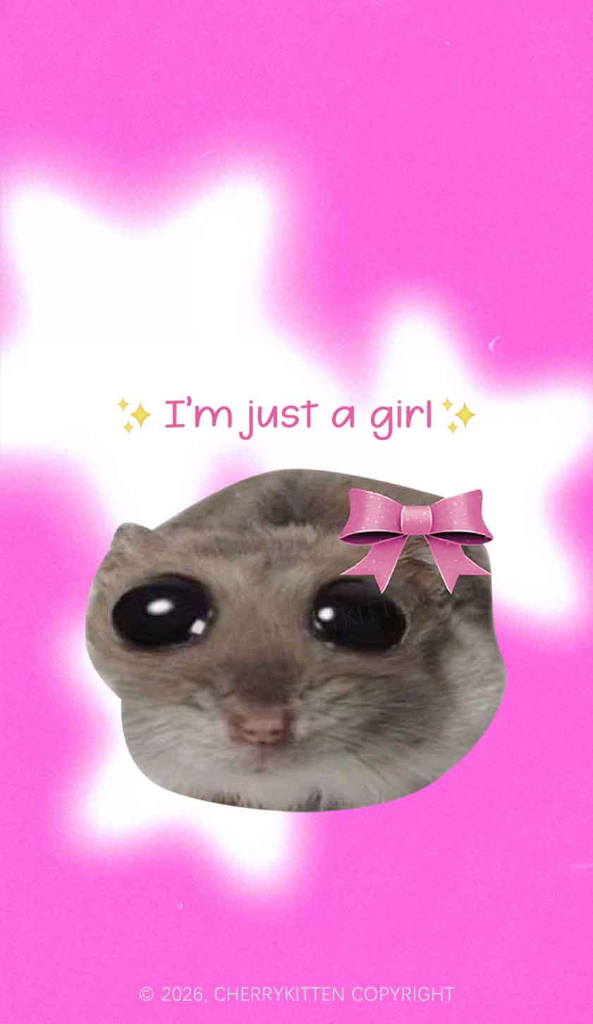 Im Just A Girl Y2K Phone Case Cherrykitten