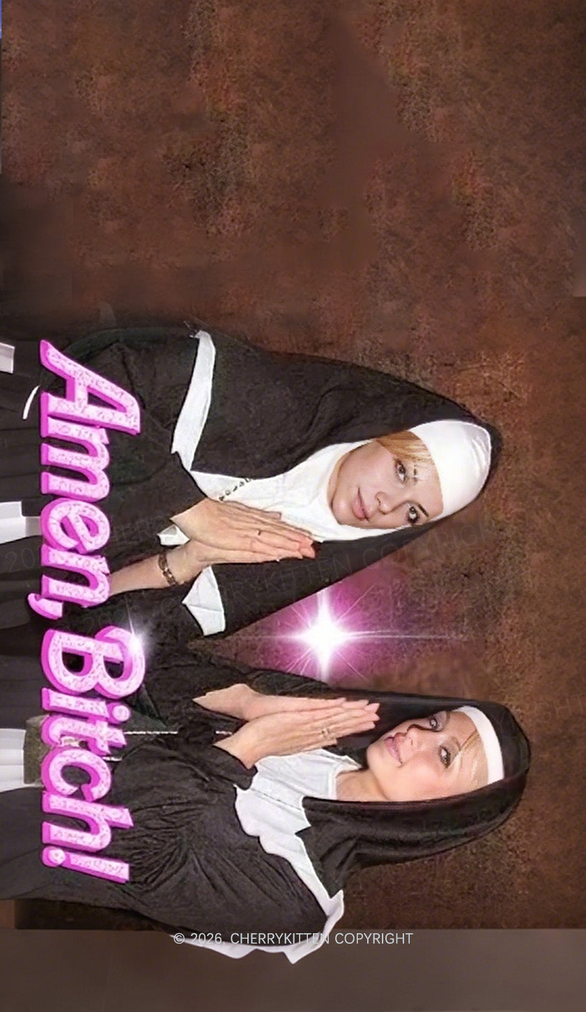 Amen Bxxch Y2K Phone Case Cherrykitten
