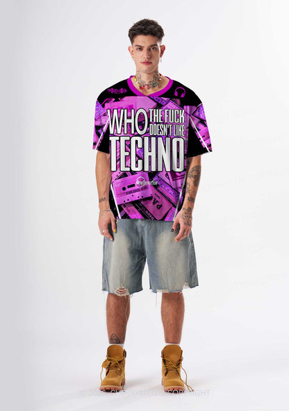 Who Doesnt Like Techno Y2K Sport Jersey Shirts Cherrykitten