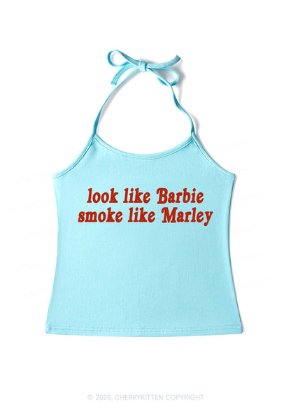 Smoke Like Marley Y2K Halter Neck Cami Cherrykitten