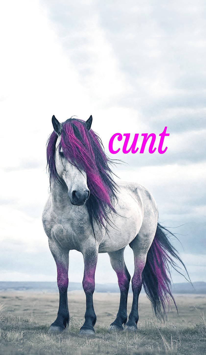 Purple Mane Horse Cxxt Y2K Phone Case Cherrykitten