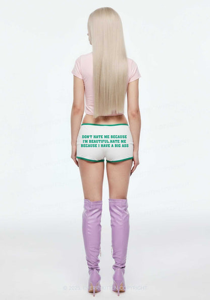 Hate Me Big Axx Y2K Booty Shorts Cherrykitten