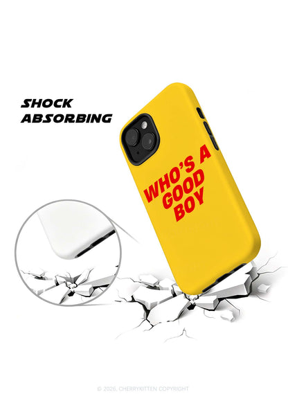 Whos A Good Boy Y2K Phone Case Cherrykitten