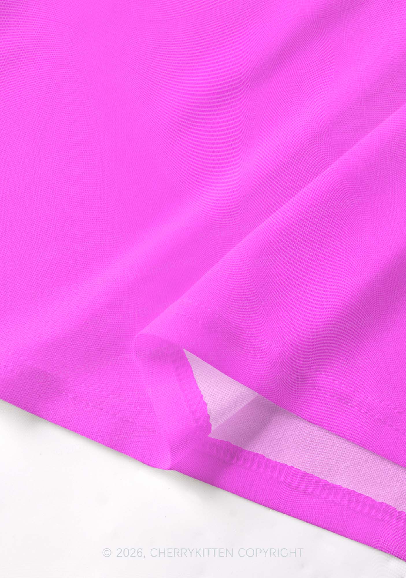 Hot Pink Father Figure Y2K Mesh Muscle Tank Cherrykitten