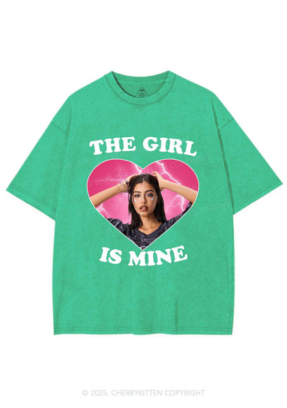 Custom The Boy Is Mine Y2K Shirts Washed Tee Cherrykitten