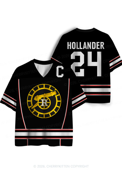 Black Gold HR Y2K Sport Jersey Shirts Cherrykitten