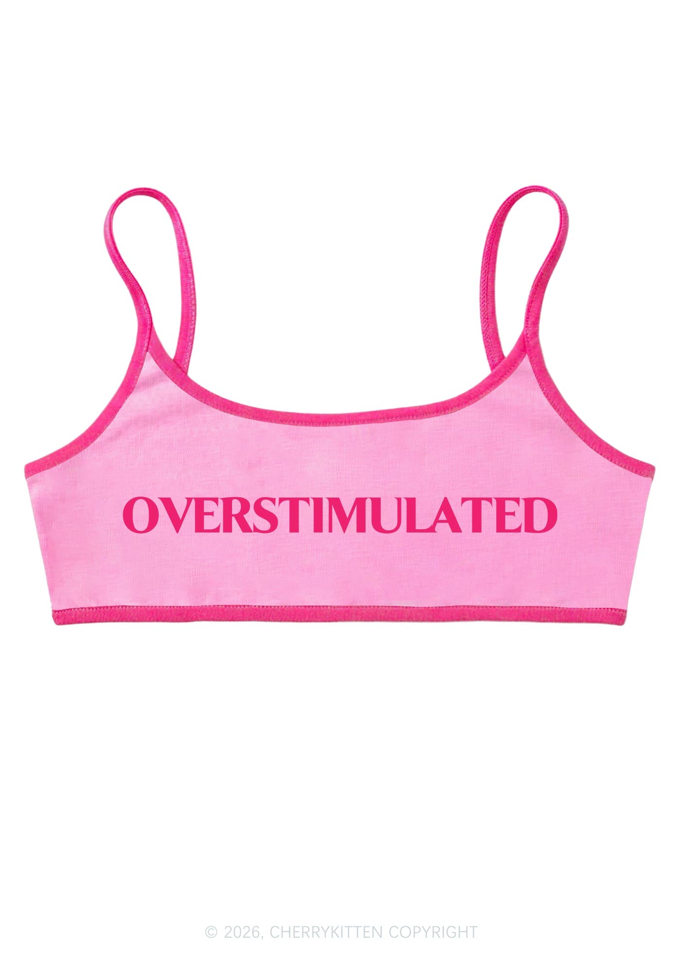 Overstimulated Y2K Super Crop Cami Cherrykitten