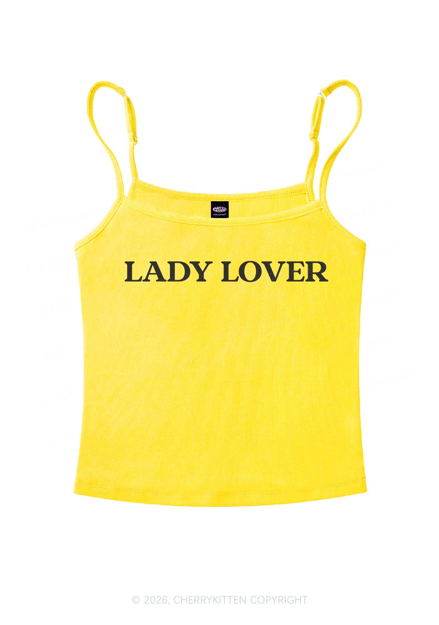 Lady Lover Pride Y2K Spaghetti Strap Cami Cherrykitten
