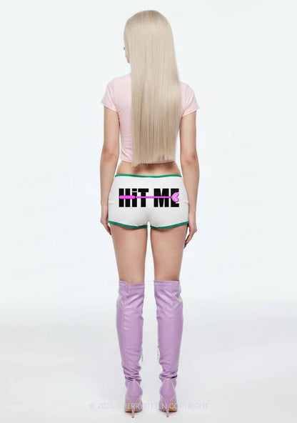 Hit Me Y2K Booty Shorts Cherrykitten