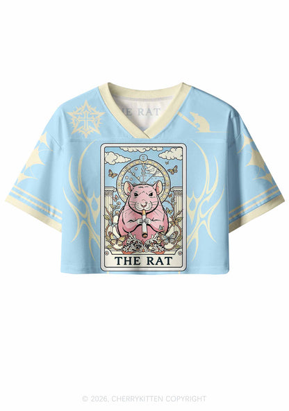The Rat Y2K Crop Sport Jersey Shirts Cherrykitten