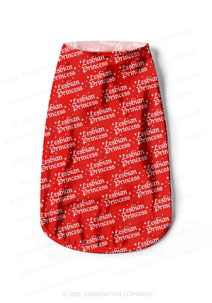 Lesbian Princess Pride Y2K Pet Tank Top Cherrykitten