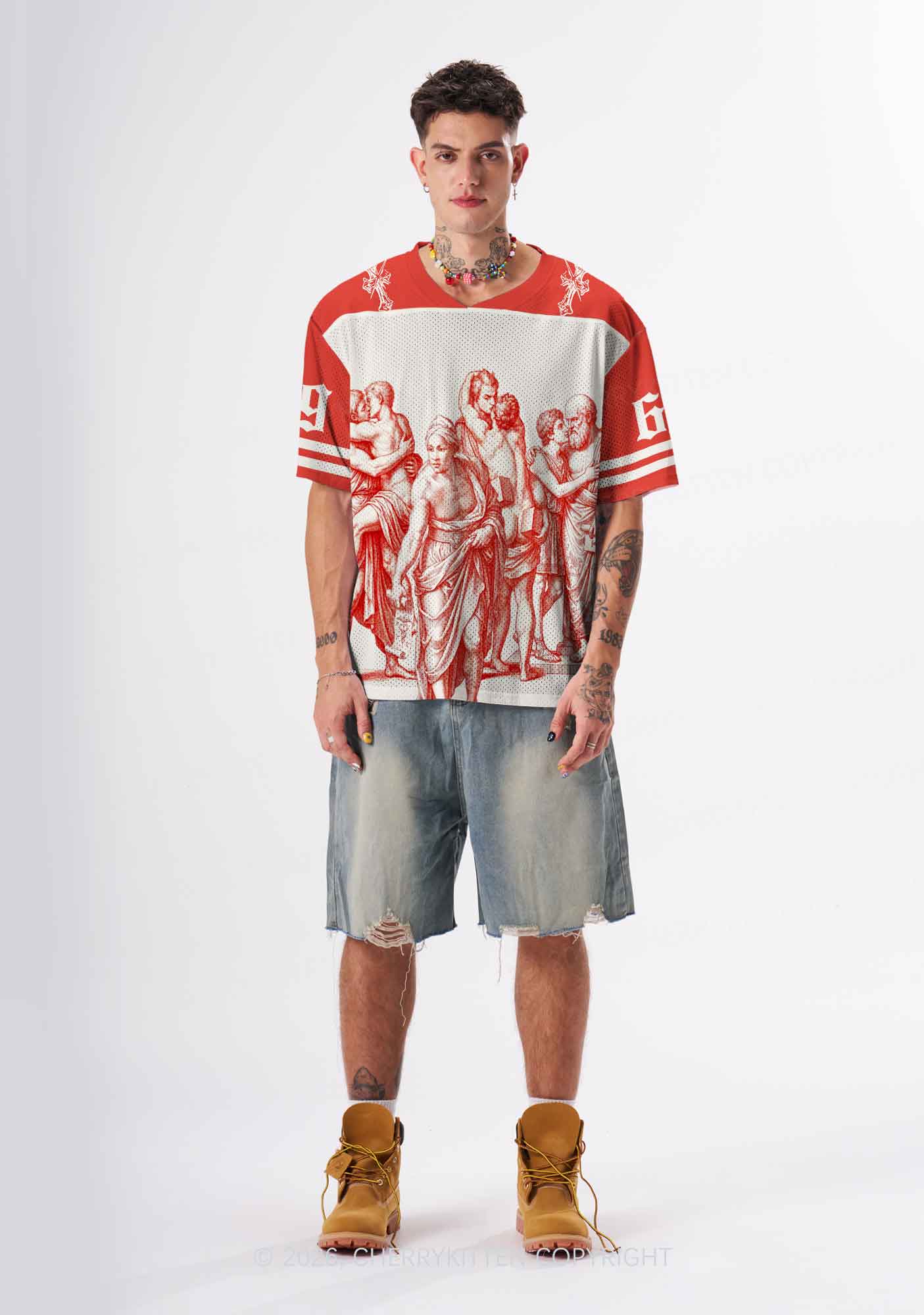 Ancient Greek Lovers Pride Y2K Sport Jersey Shirts Cherrykitten