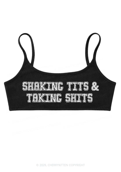 Shaking Txts Taking Shxts Y2K Super Crop Cami Cherrykitten