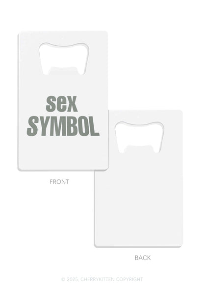 Sx Symbol Y2K Credit Card Bottle Openers Cherrykitten