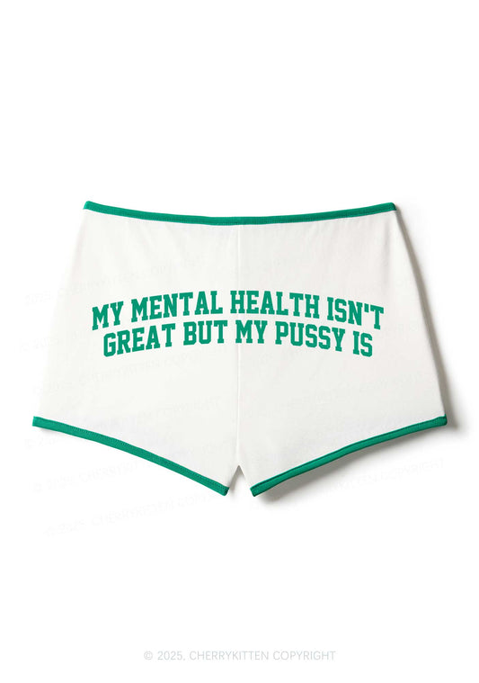 Great Mental Health Y2K Booty Shorts Cherrykitten