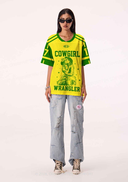 Yellow Cowgirl Wrangler Pride Y2K Sport Jersey Shirts Cherrykitten