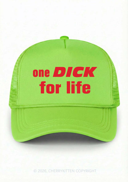 One Dxxk For Life Y2K Trucker Hat Cherrykitten