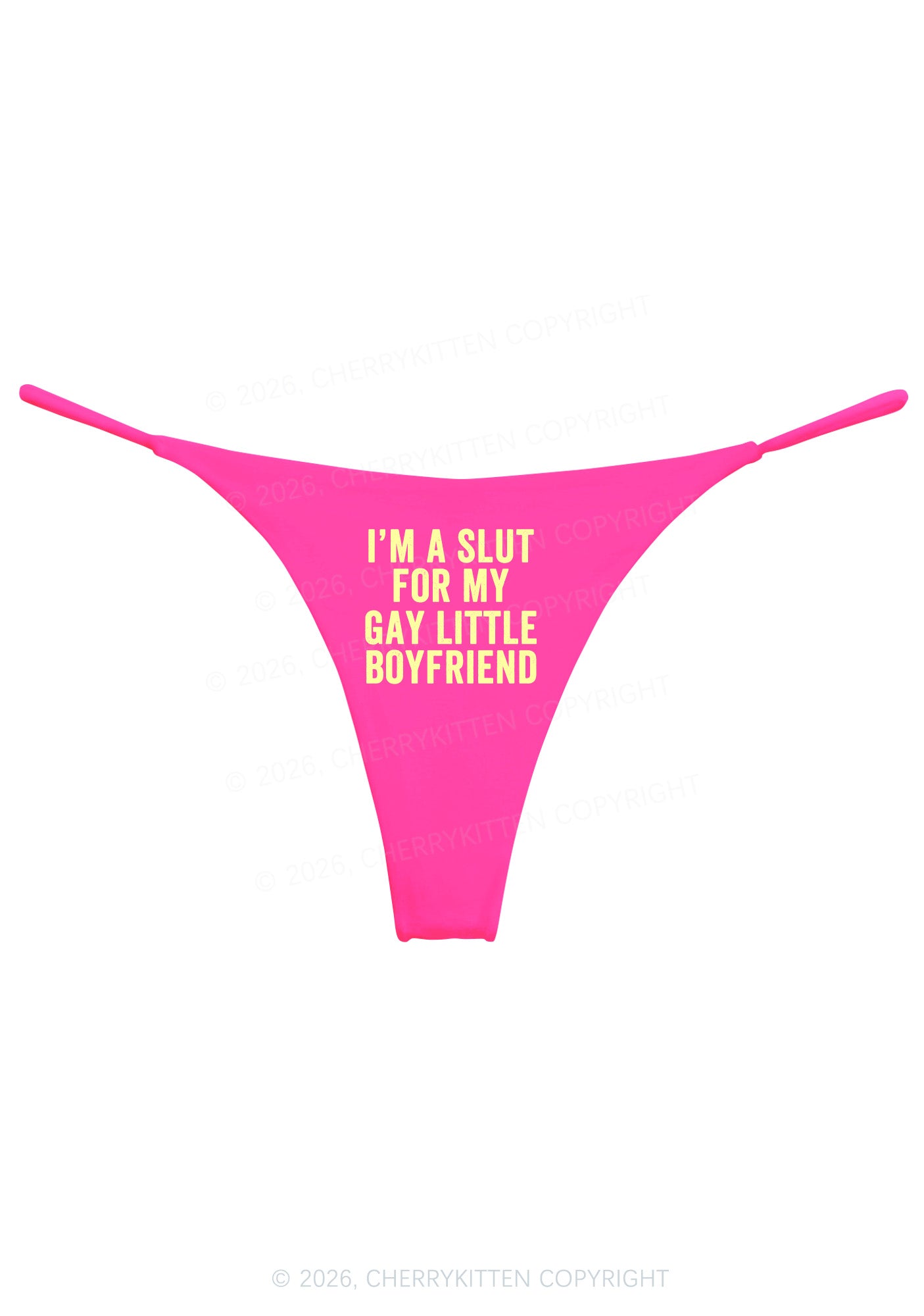 Slxt For My Gay BF Pride Y2K Bikini String Thong Cherrykitten