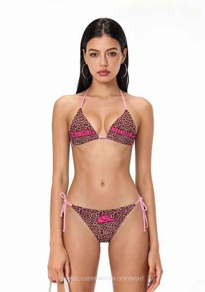 Cowgirl Wrangler Pride Y2K Print Bikini Set Cherrykitten