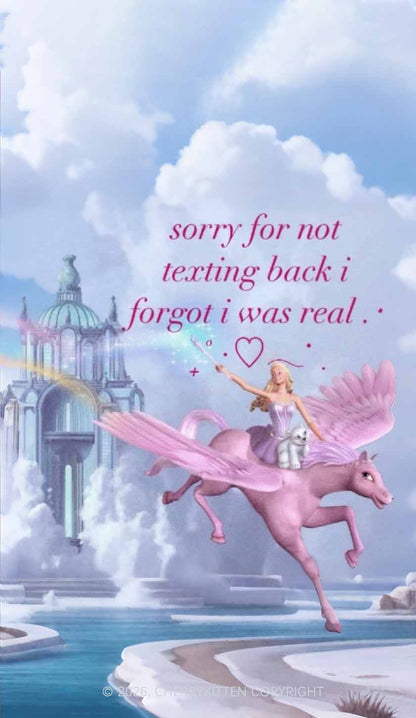 Sorry For Not Texting Back Y2K Phone Case Cherrykitten