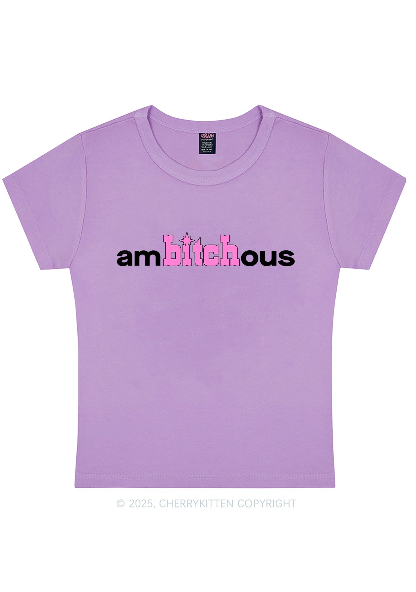 Ambxxchous Y2K Baby Tee Cherrykitten