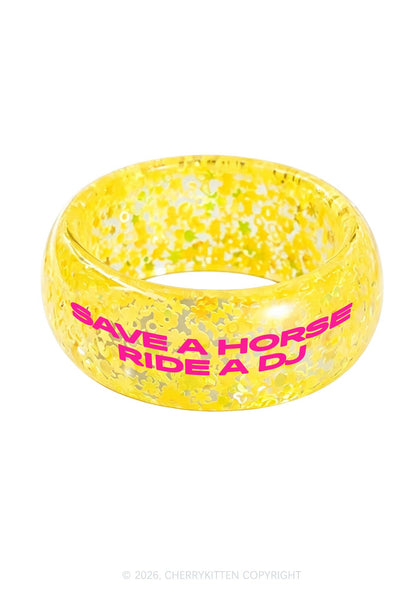 Ride A Dj Y2K Cuff Bangle Cherrykitten