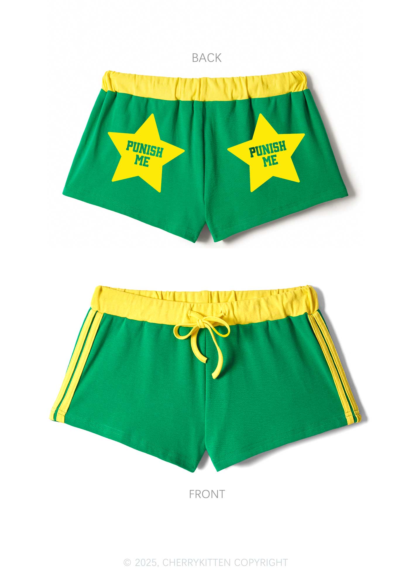 Punish Me Y2K Drawstring Mini Shorts Cherrykitten