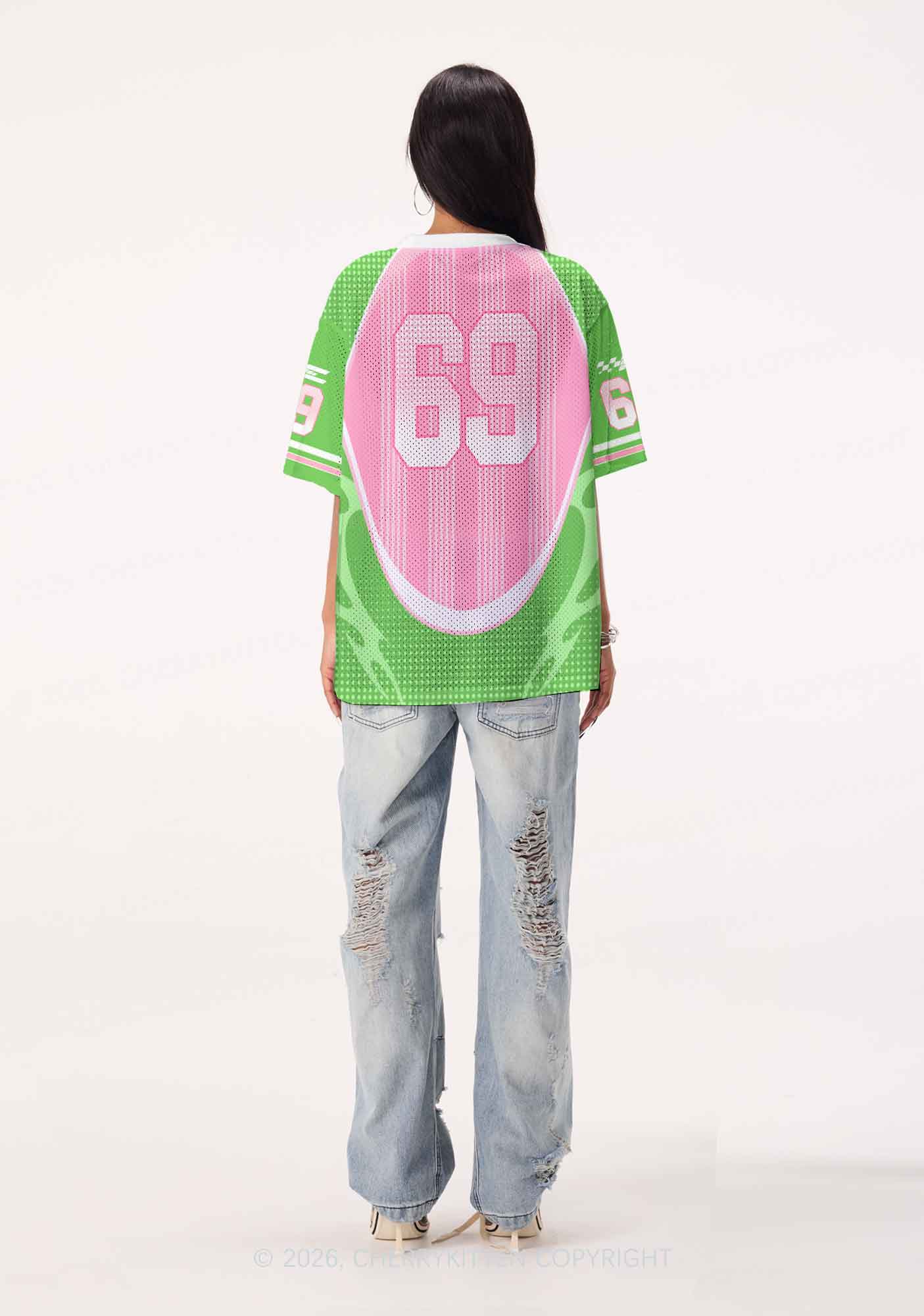 Femme Fatale Pride Y2K Sport Jersey Shirts Cherrykitten