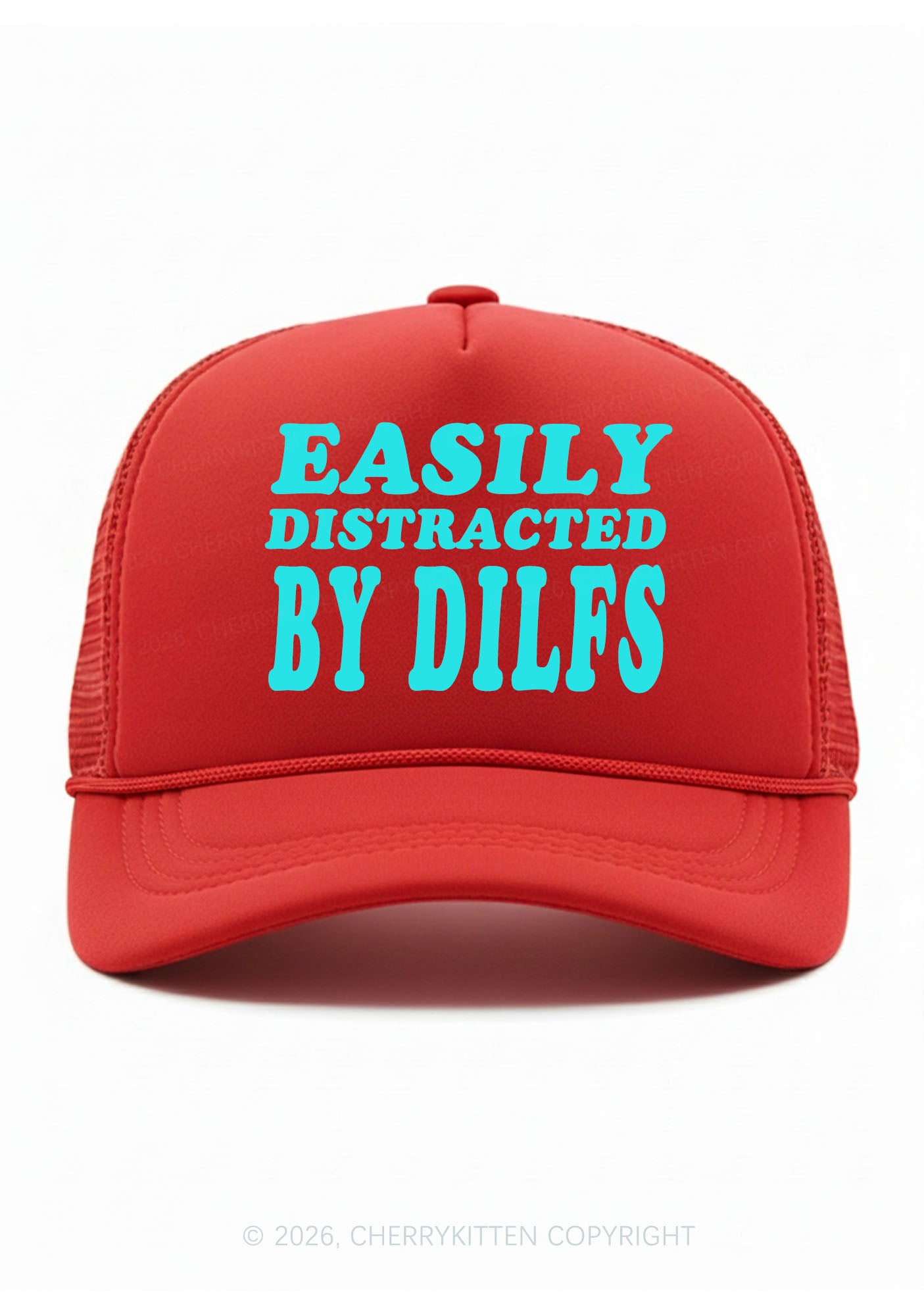 Easily Distracted By Dxxfs Y2K Trucker Hat Cherrykitten