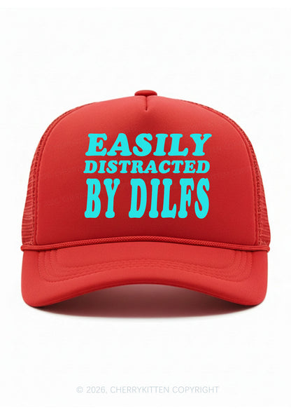 Easily Distracted By Dxxfs Y2K Trucker Hat Cherrykitten