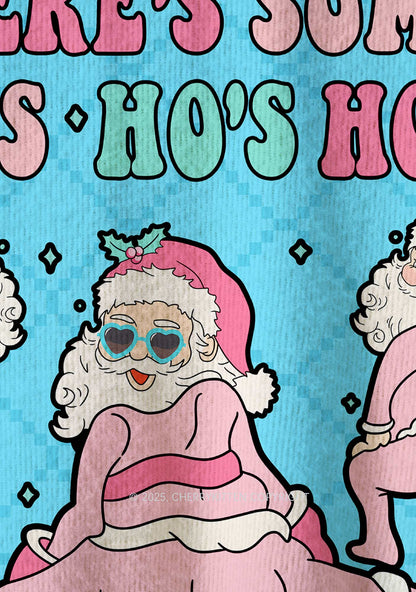 Pink Santas Y2K Christmas Knit Sweatshirt Cherrykitten