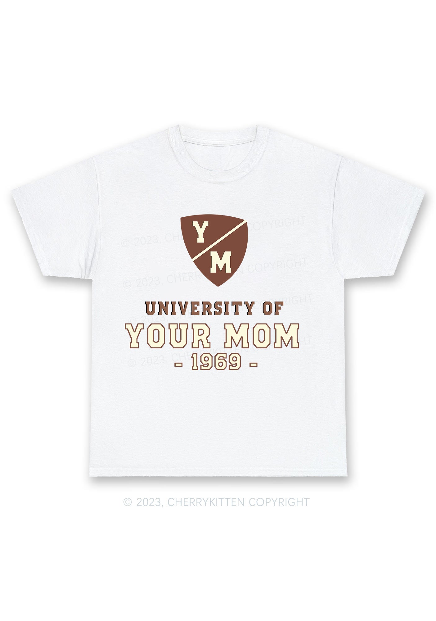 University Of Your Mom 1969 Chunky Shirt Cherrykitten
