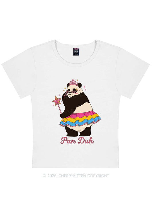 Pan Duh Pride Y2K Baby Tee Cherrykitten