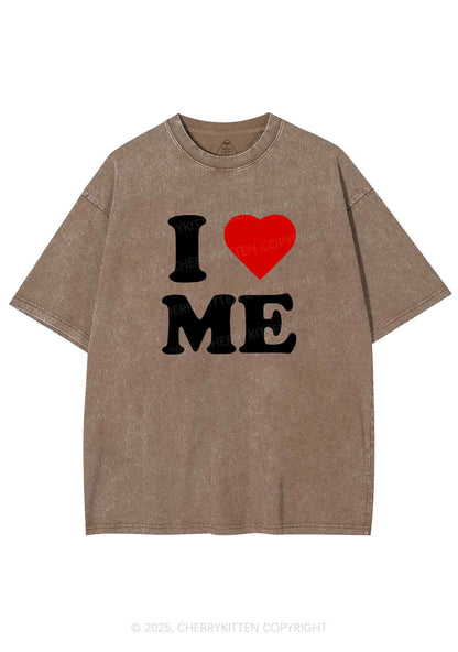 I Love Me Y2K Shirts Washed Tee Cherrykitten
