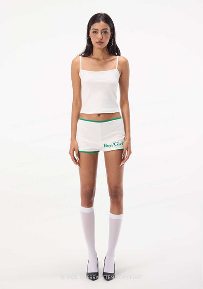 Boy Or Girl Pride Y2K Booty Shorts Cherrykitten