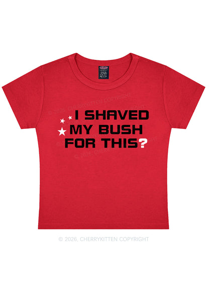 Shaved My Bush For This Y2K Baby Tee Cherrykitten