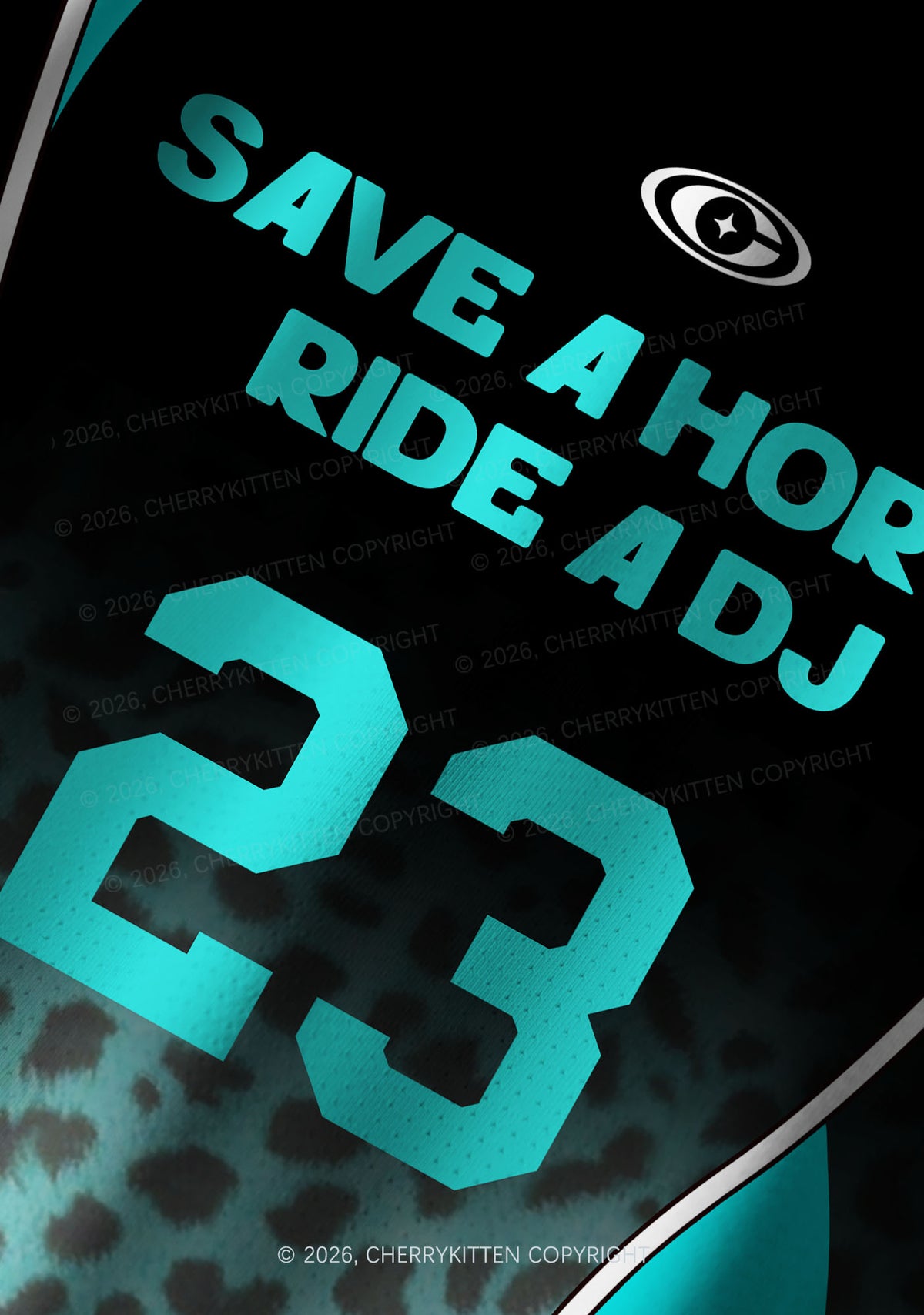 Black Ride A DJ Y2K Football Jersey Shirts Cherrykitten