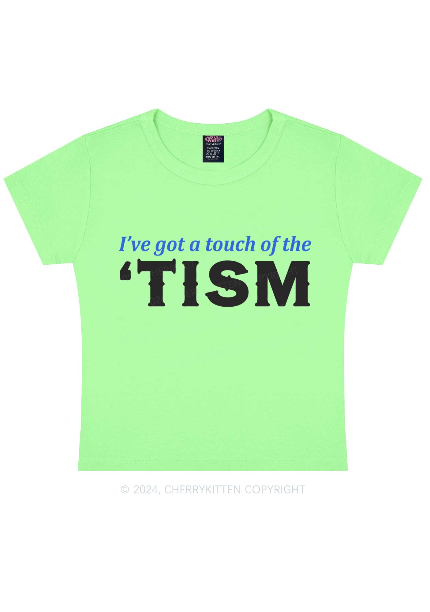 Got A Touch Of TISM Y2K Baby Tee Cherrykitten