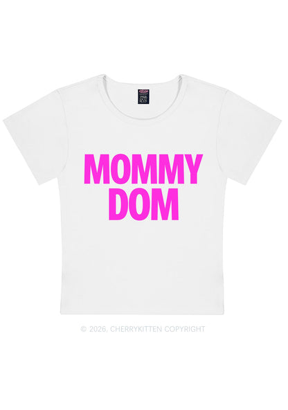 Mommy Dom Y2K Baby Tee Cherrykitten