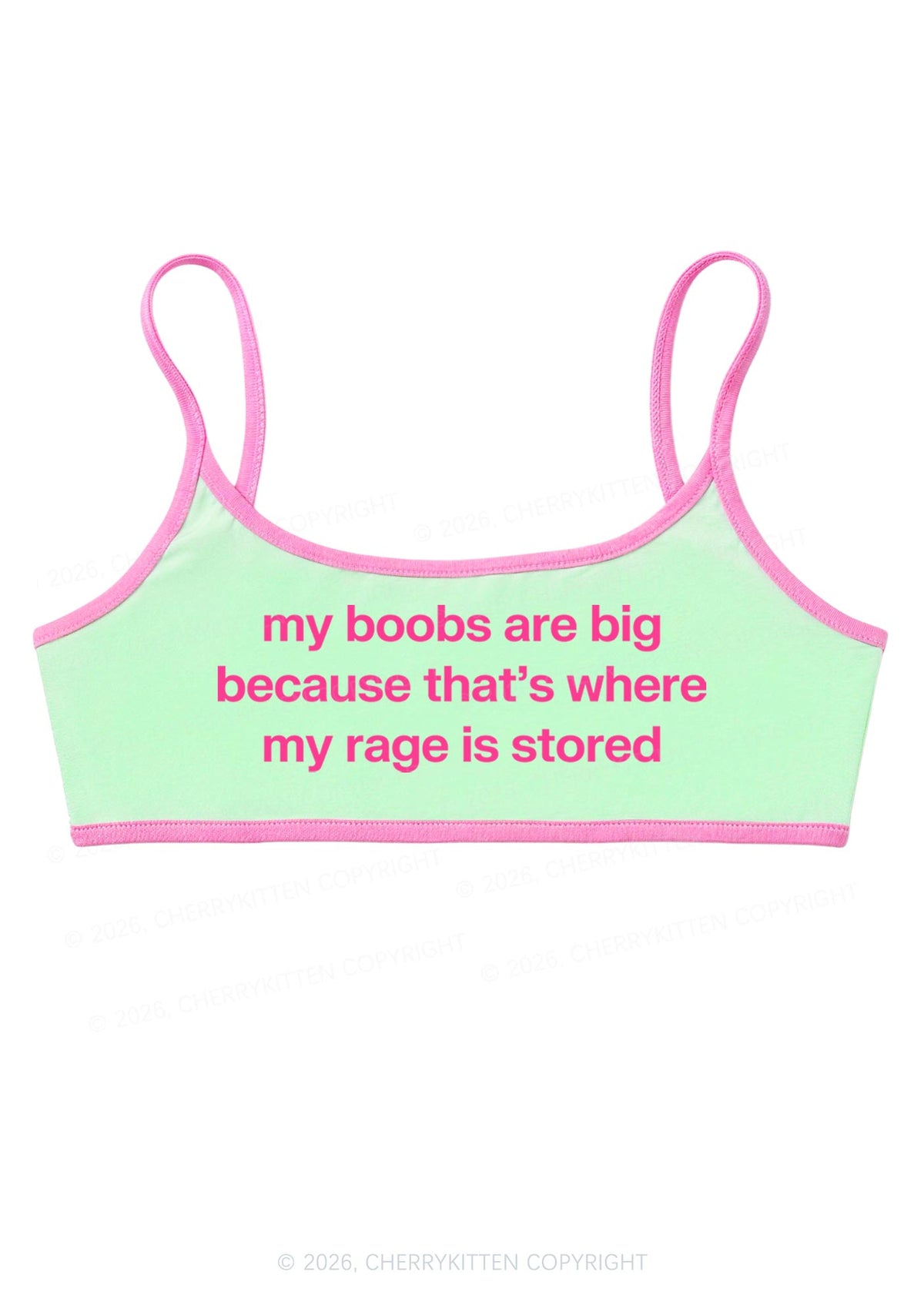 My Bxxbs Stored Rage Y2K Super Crop Cami Cherrykitten