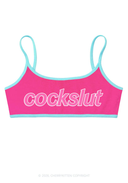 Cockslxt Y2K Super Crop Cami Cherrykitten