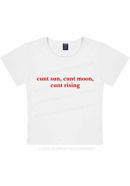 Curvy Sun Moon Rising Y2K Baby Tee Cherrykitten