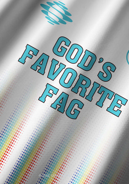 Gods Favorite Fag Pride Y2K Football Jersey Shirts Cherrykitten