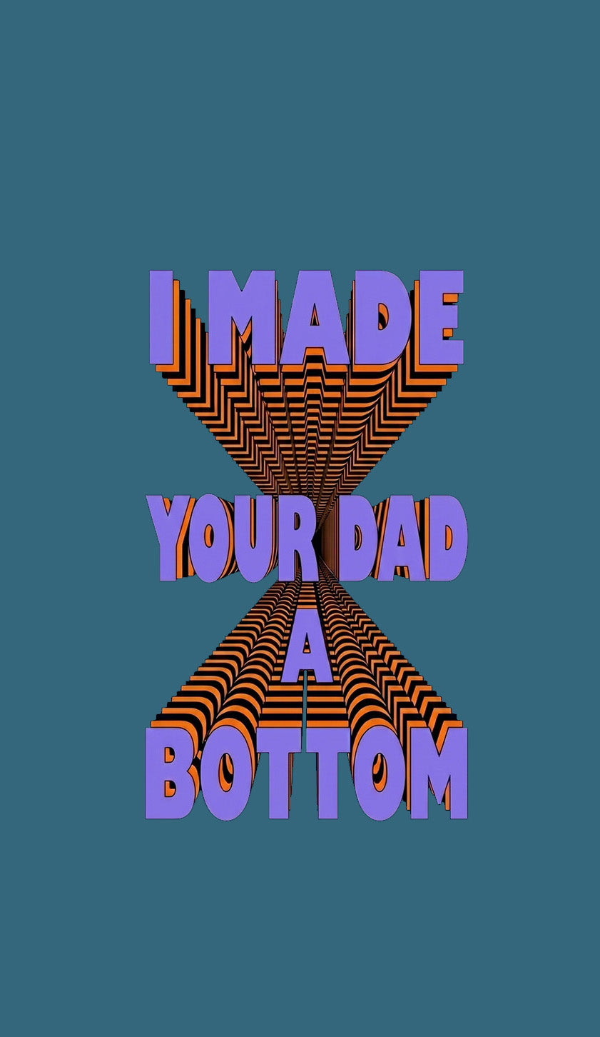 Made Your Dad A Bottom Pride Y2K Phone Case Cherrykitten
