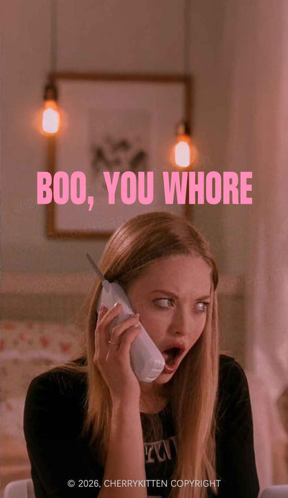 Boo You Hore Y2K Phone Case Cherrykitten