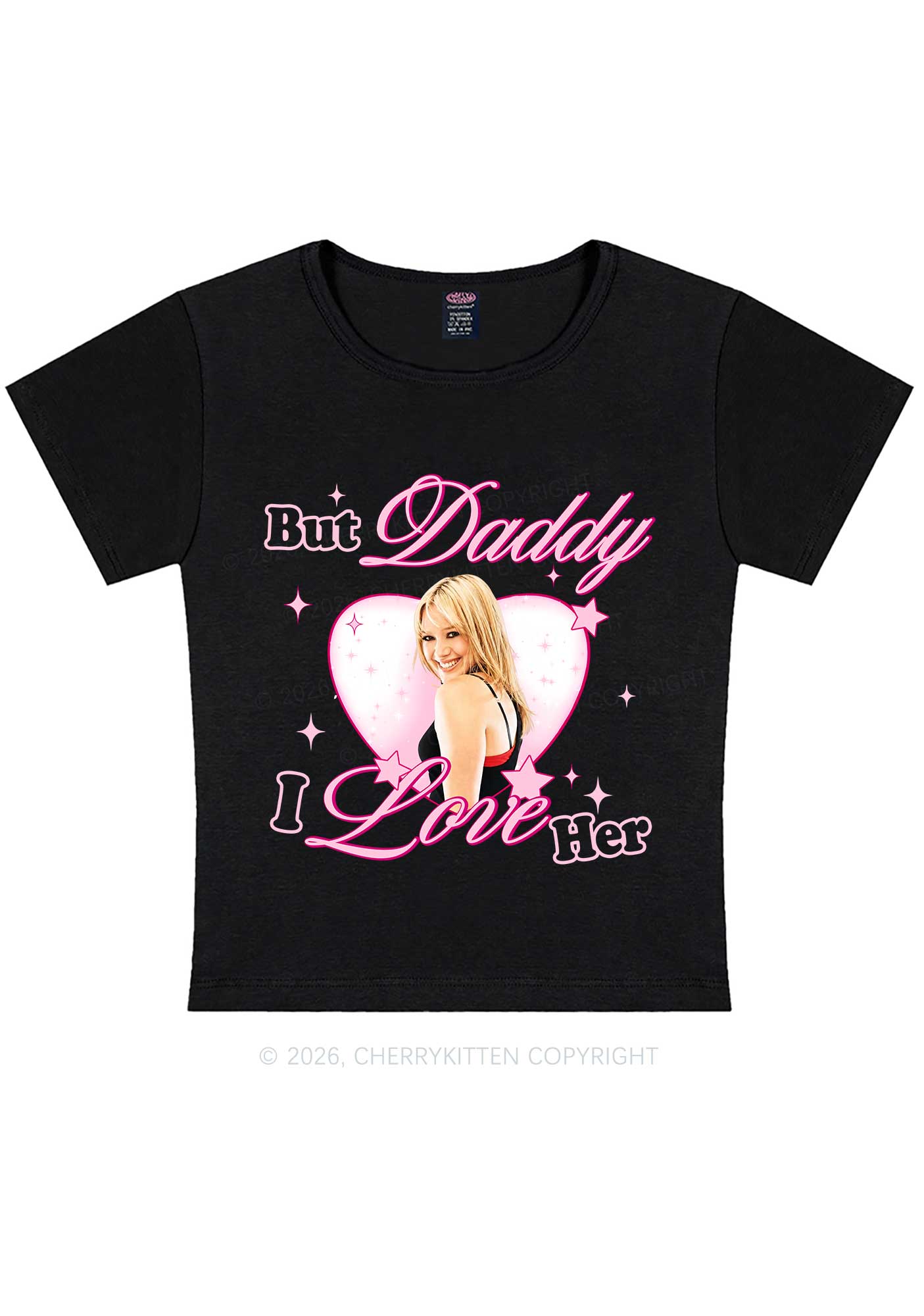 But Daddy I Love Her HD Y2K Baby Tee Cherrykitten