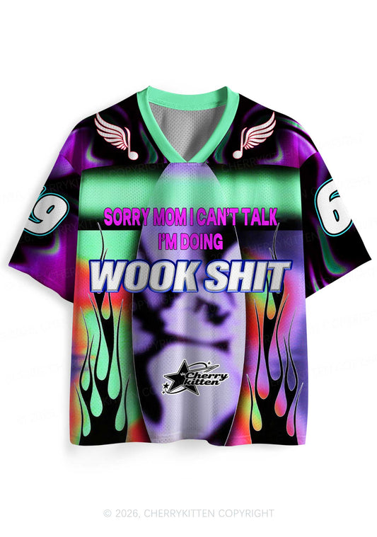 Im Doing Wook Shxt Y2K Sport Jersey Shirts Cherrykitten