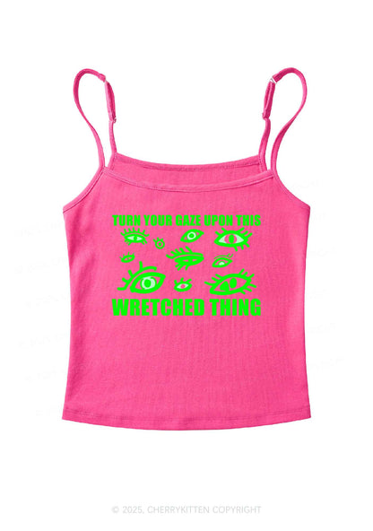 Turn Your Gaze Upon This Y2K Spaghetti Strap Cami Cherrykitten