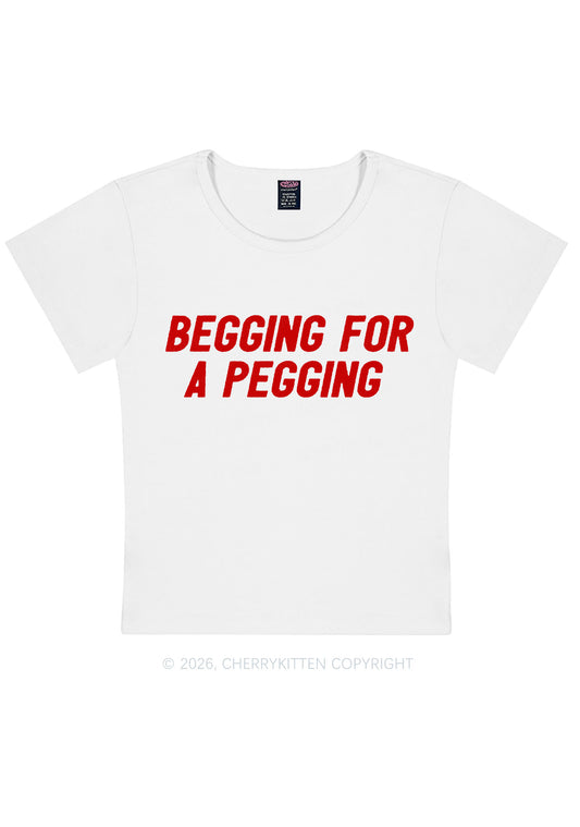 Begging For A Pegging Y2K Baby Tee Cherrykitten