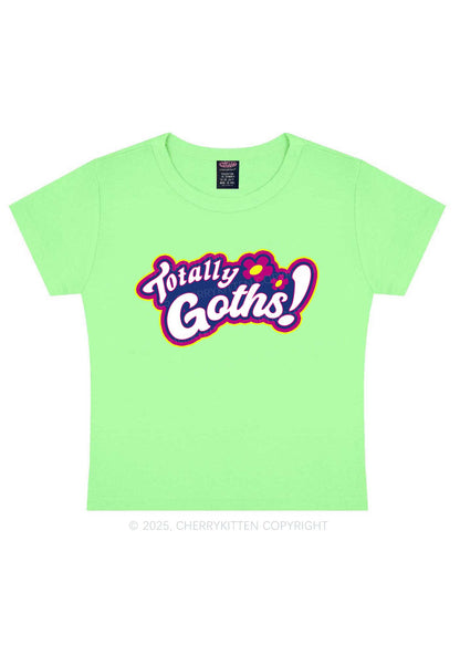 Totally Goths Y2K Baby Tee Cherrykitten